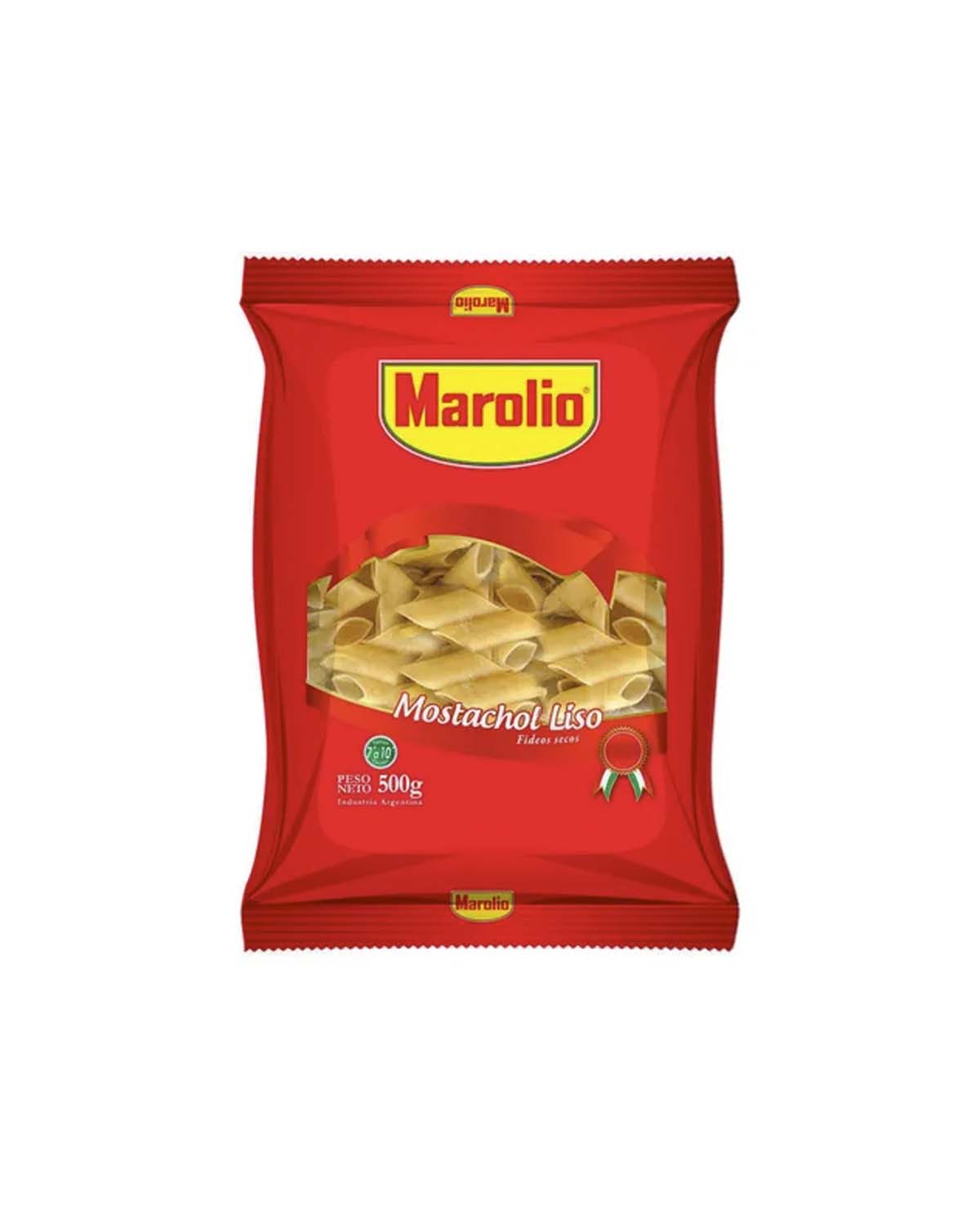 Fideos Marolio Mostachol Liso x 500 Gr
